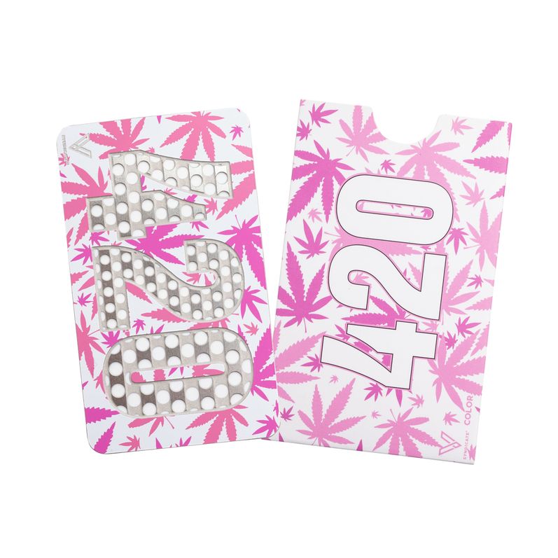 V Syndicate Grinder Card - 420 - Pink